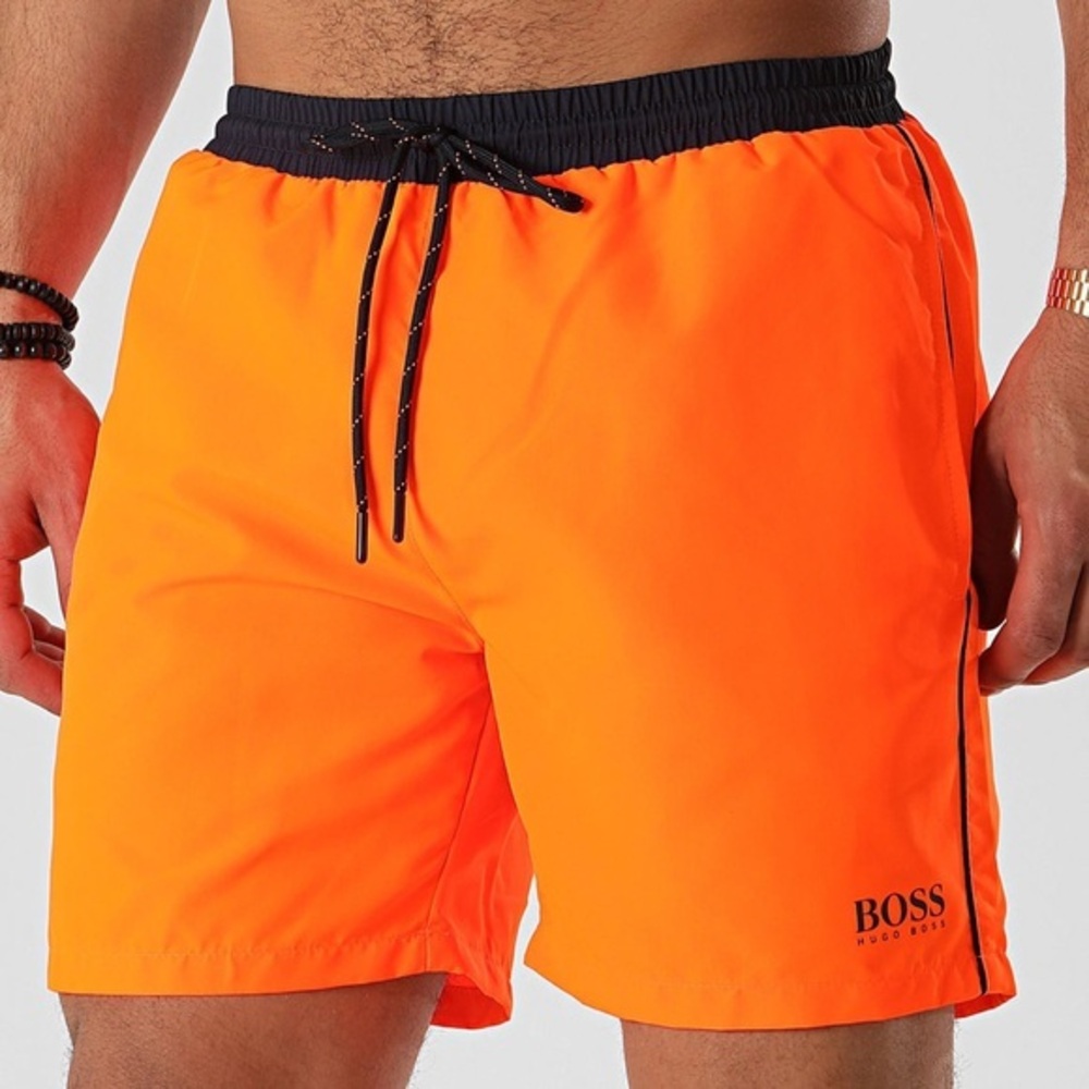 Hugo Boss Starfish Swim Shorts Bright Orange
